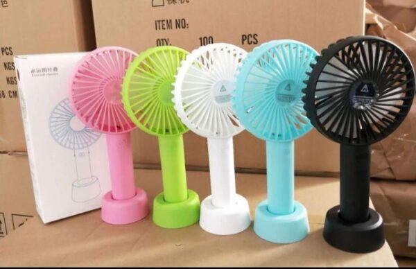 A mini rechargeable fan is a compact, lightweight device designed for personal cooling. It features a built-in rechargeable battery, USB charging, multiple speed settings, and quiet operation. Ideal for travel, outdoor activities, office, and home use, it offers convenient and eco-friendly cooling.